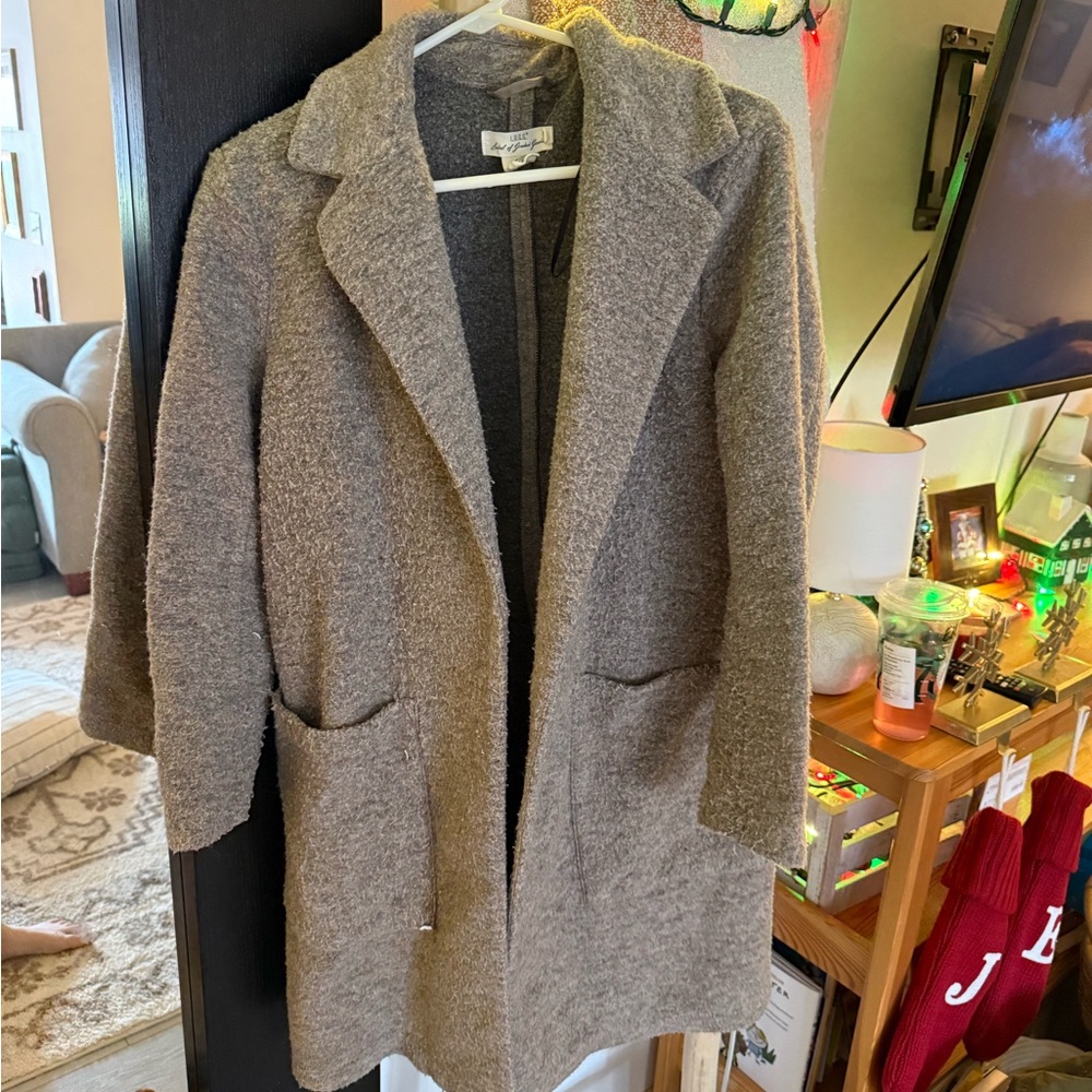Gray coat